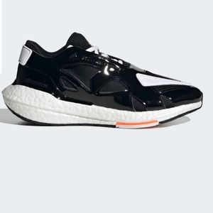 New Adidas UltraBoost 22 aSMC Stella McCartney Black Patent Faux Leather 8
